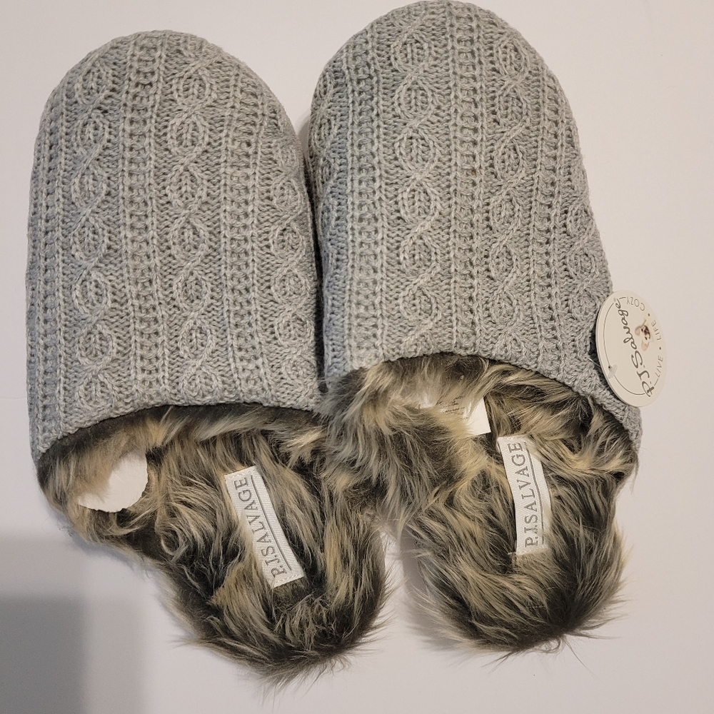 Brand New P.J. Salvage Women's Slippers. Size M/L. Never Worn.